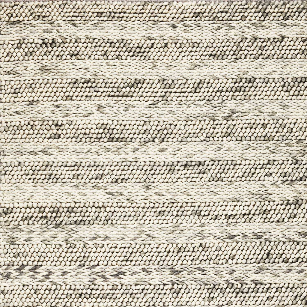 Heather Grey Wool Area Rug 5'x7' Detail - Your Western Decor