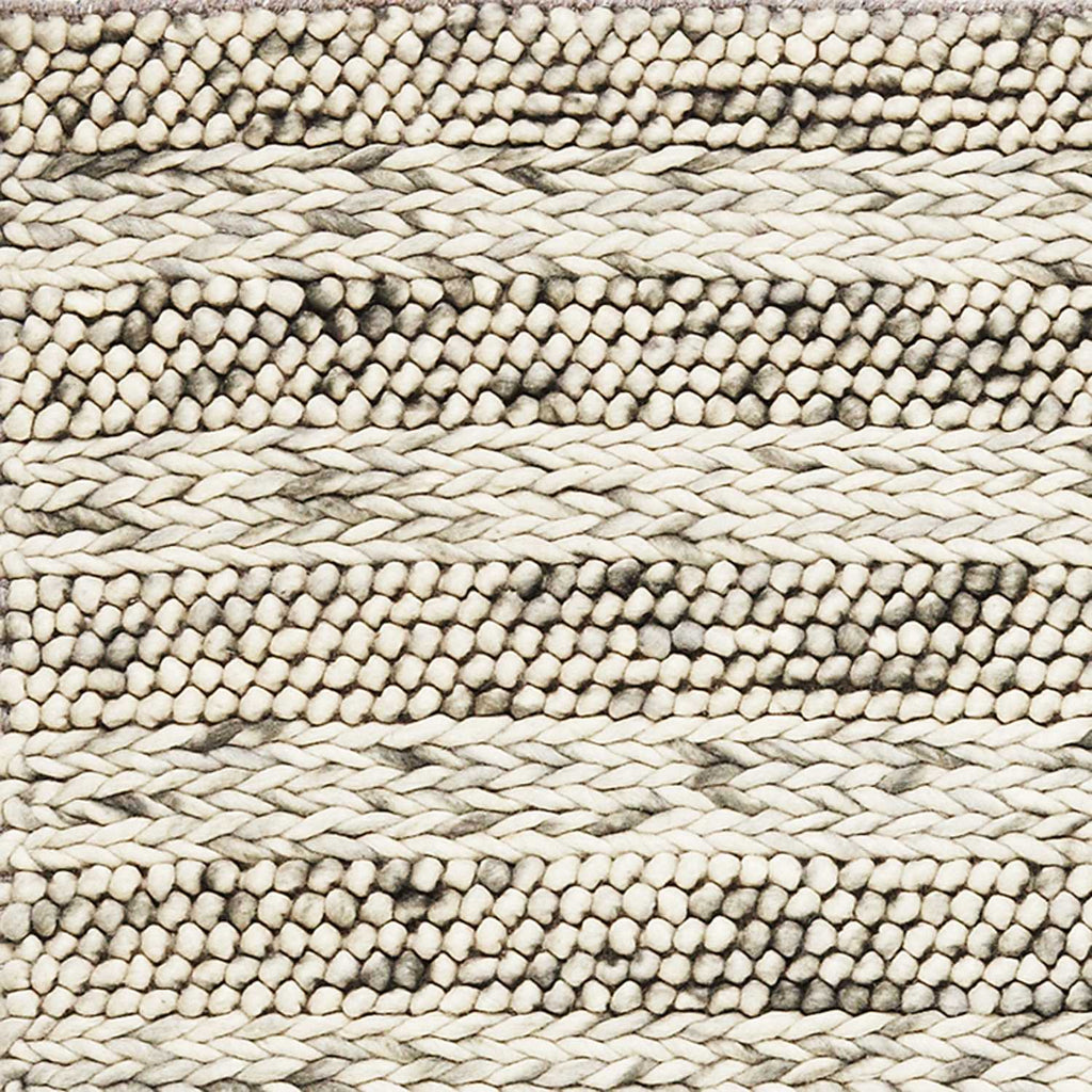 Heather Grey Wool Area Rug 5'x7' Detail - Your Western Decor