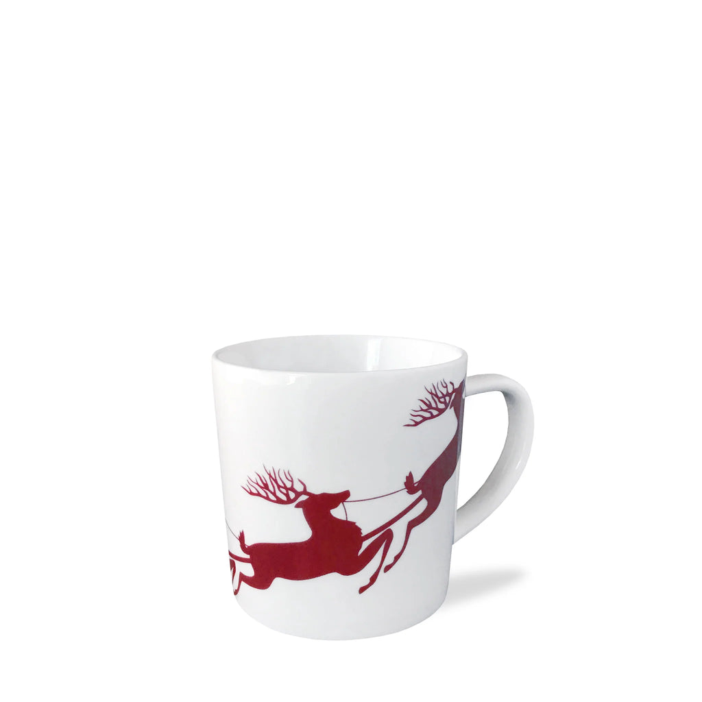 Santa and his reindeer Christmas cups - Your Western Decor