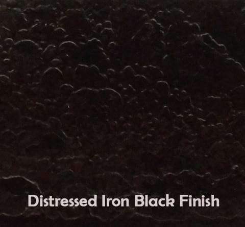 Distressed Black Iron Finish - Your Western Decor