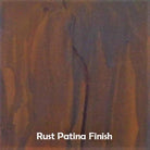 Rust Patina Iron Finish sample