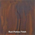 Rust patina iron finish example - Your Western Decor