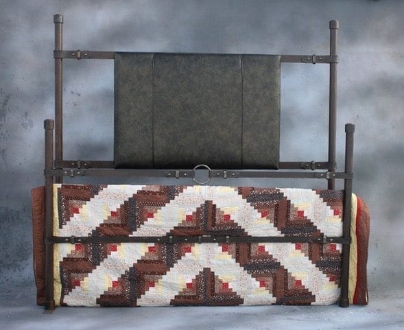 Iron Strap Western Bed made in the USA - Your Western Decor