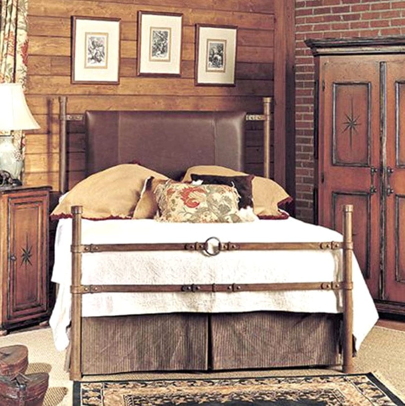 Iron Strap Western Bed made in the USA - Your Western Decor