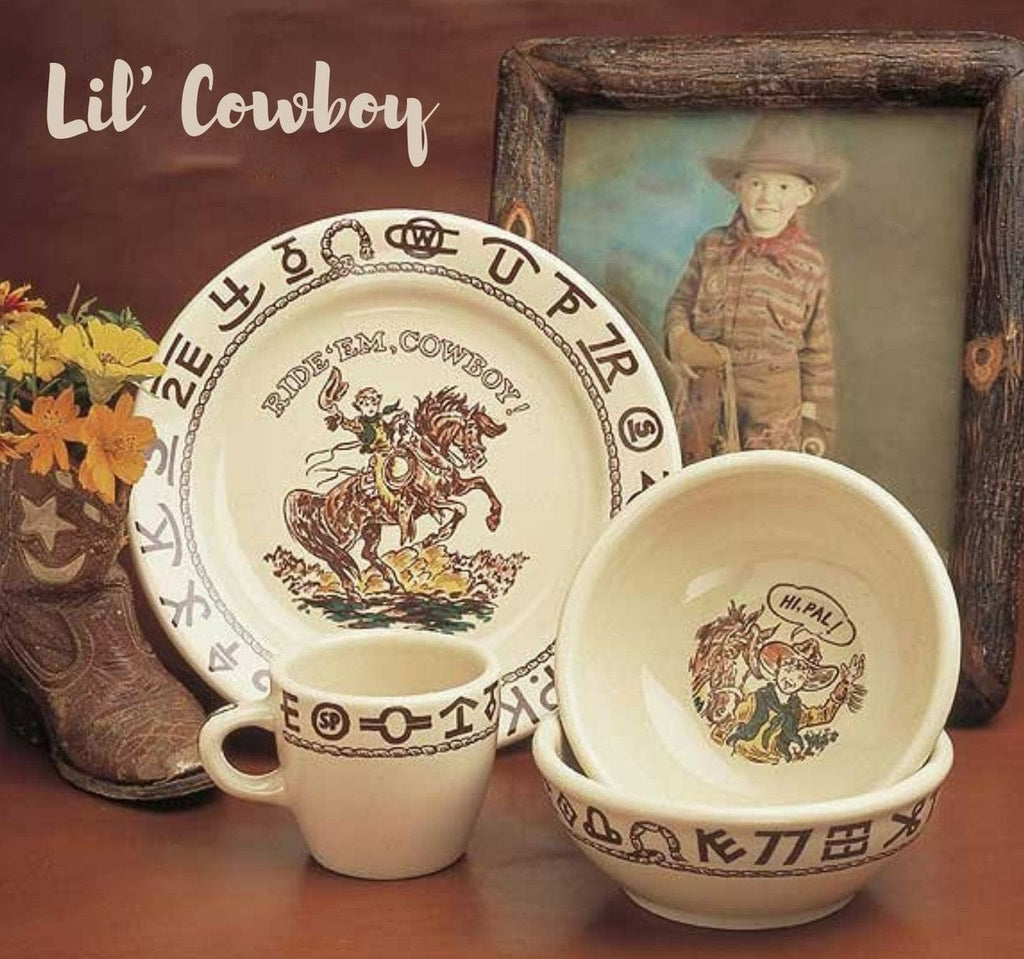 Lil' Cowboy Dish Set - Your Western Decor