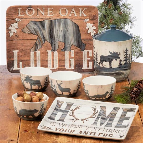 Lone Oak Lodge Kitchen Dishes - Your Western Decor