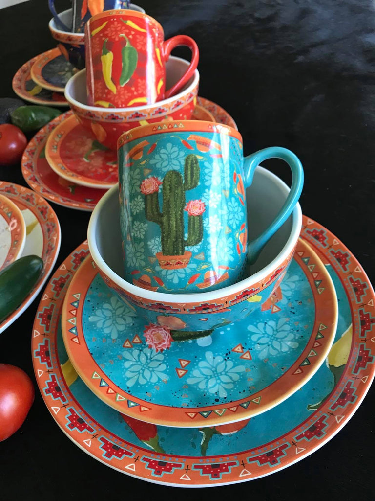 Mexican Fiesta Dinnerware - Your Western Decor & Design