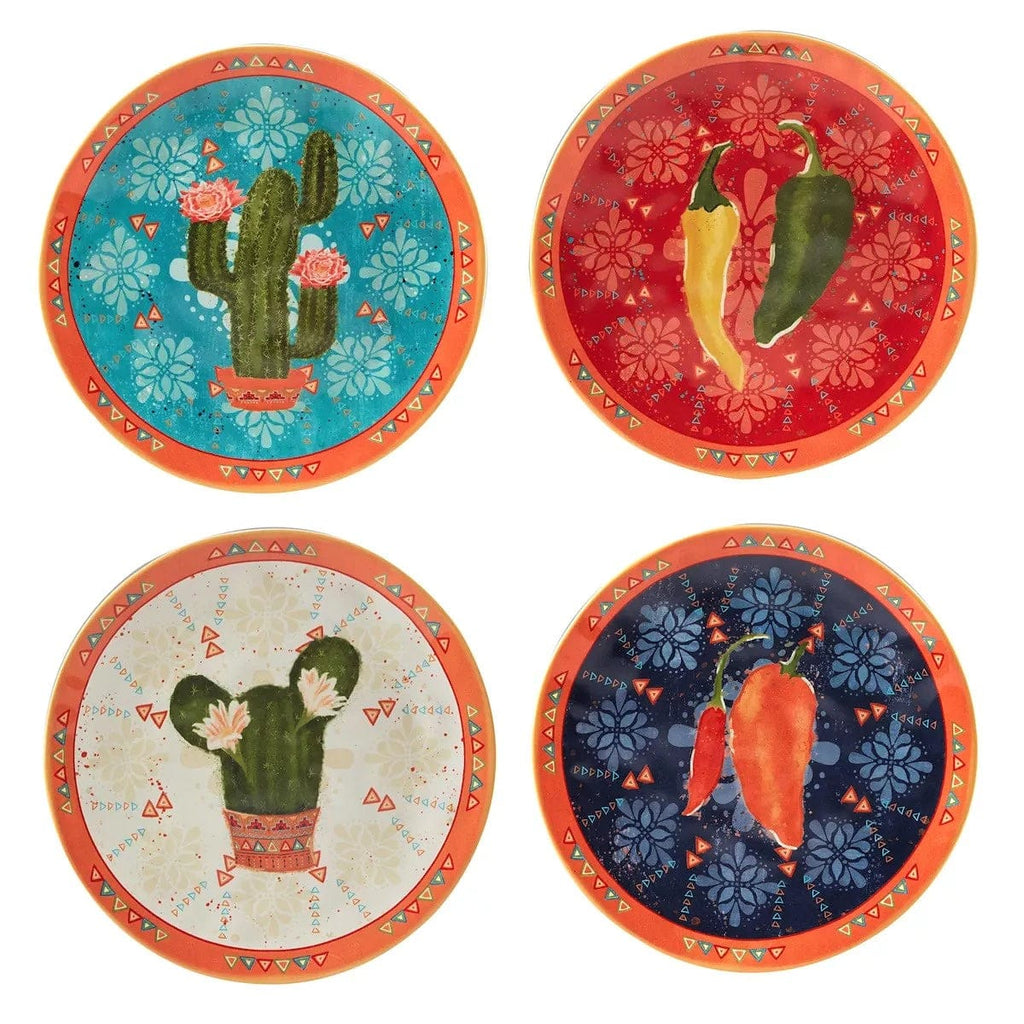 Mexican Fiesta Tableware Collection Salad Plates Dishes Your Western Decor, LLC
