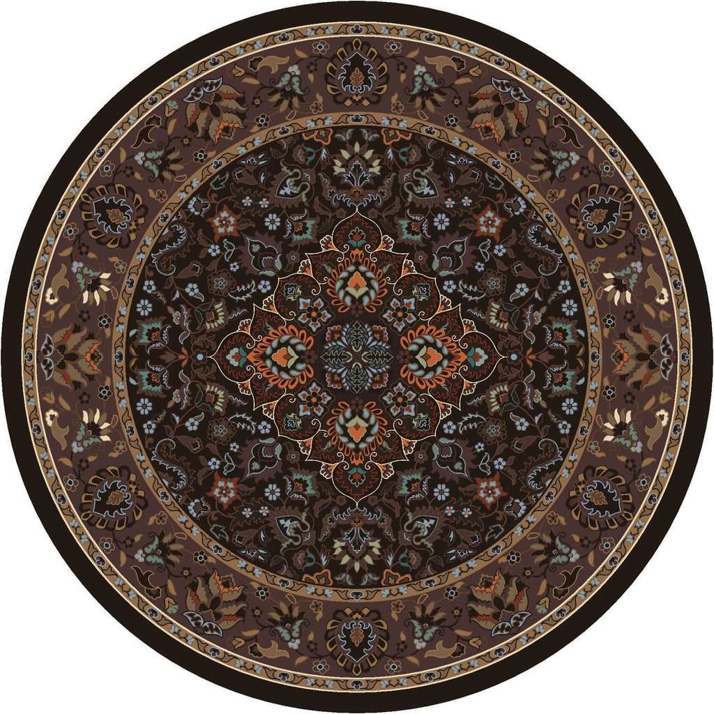 Montreal Electric Persia 8' Round Area Rug  - Made in the USA - Your Western Décor
