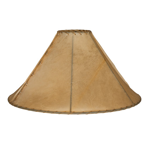 Natural Rawhide Lamp Shade 20" - American made rawhide lamp shade - Your Western Decor
