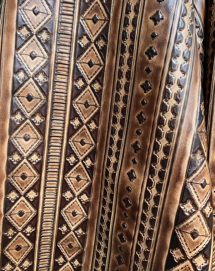Navajo Browns Southwestern Leather - Your Western Decor