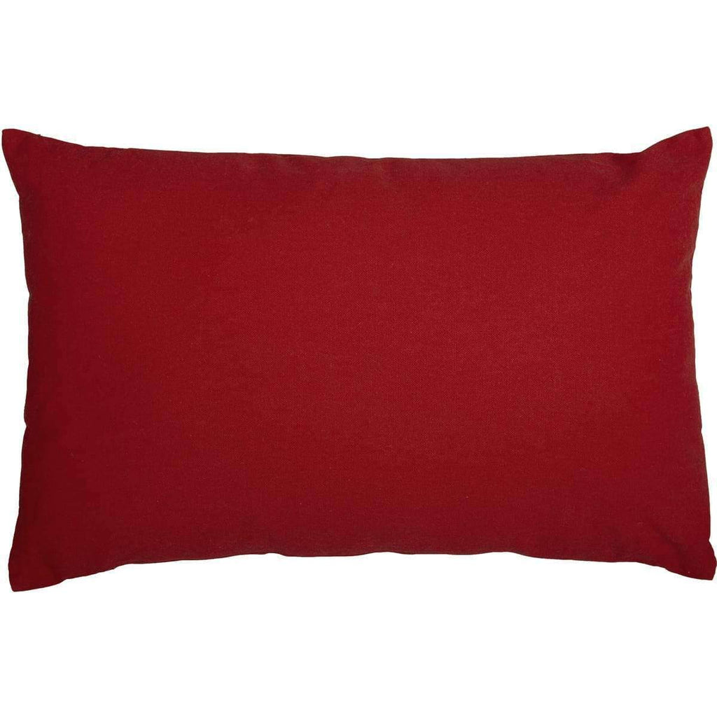 Red North Pole Christmas Pillow Reverse - Your Western Decor