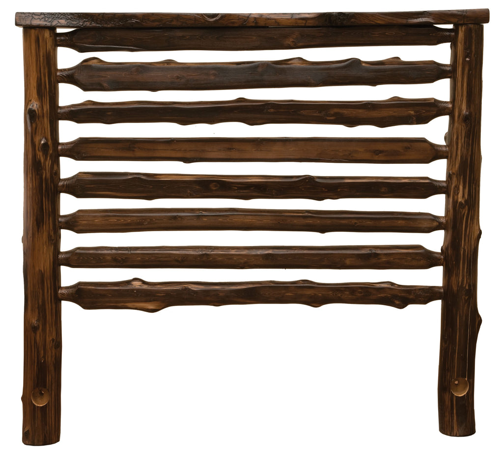 North Woods Cedar Log Headboard - American Made Rustic Bedroom Furniture - Your Western Decor