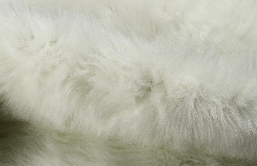 Off-White Faux Cowhide Rug Detail - Your Western Decor