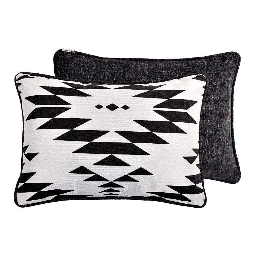 Oxbow reversible accent pillows black/white/grey - Your Western Decor