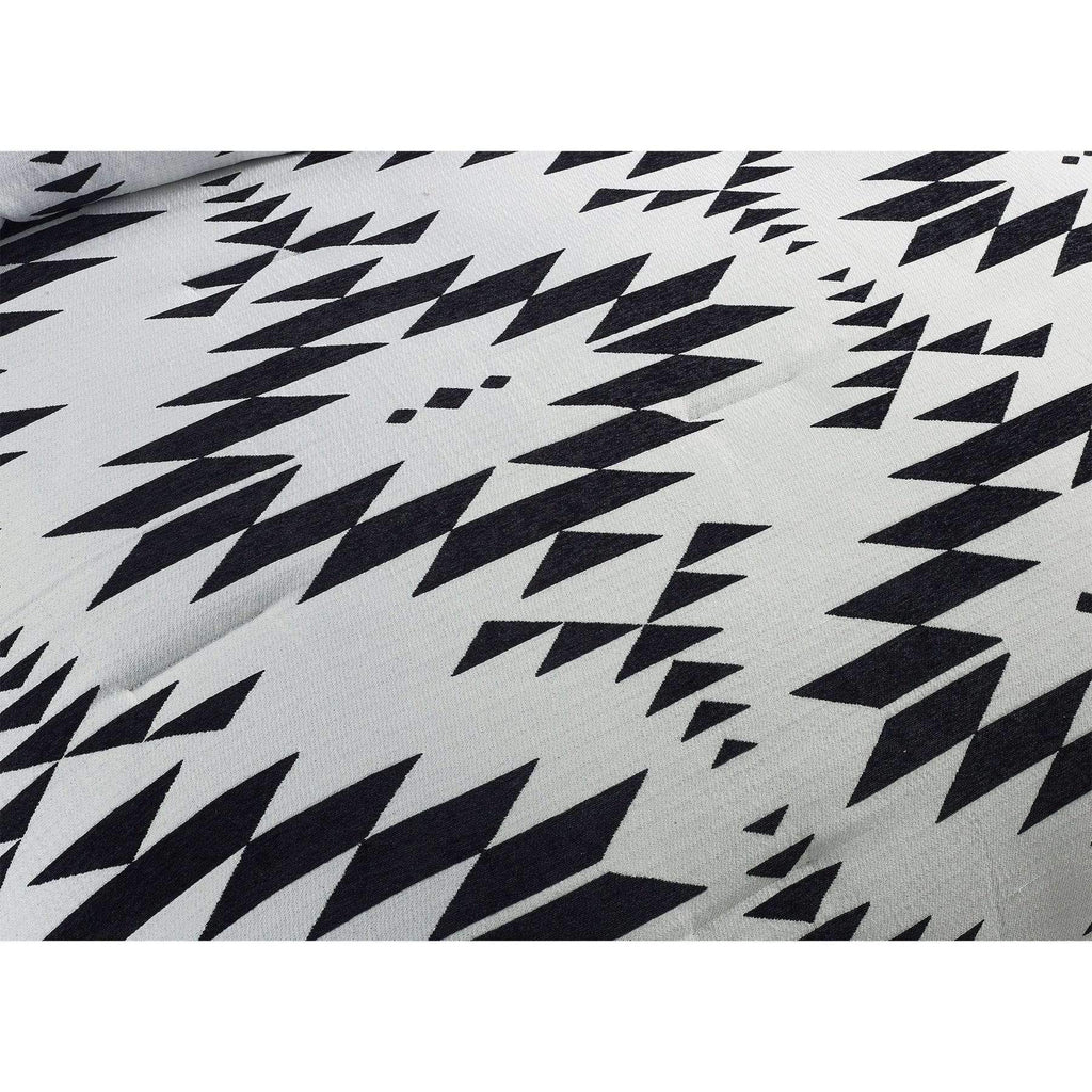 Oxbow bedding black and white fabric swatch - Your Western Decor
