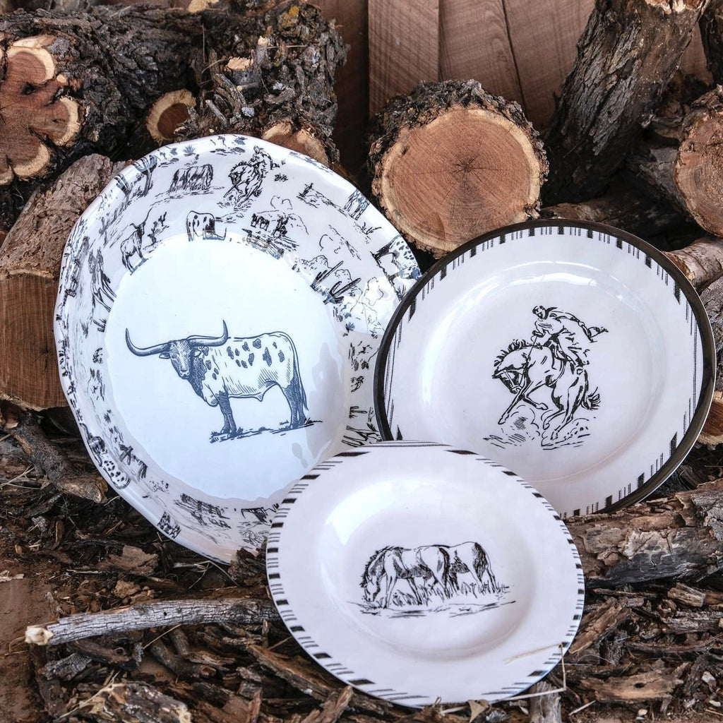 Paseo Ranch Melamine Western Dishes - Your Western Decor