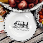 Paseo Ranch Melamine Horses Salad Plates - Your Western Decor