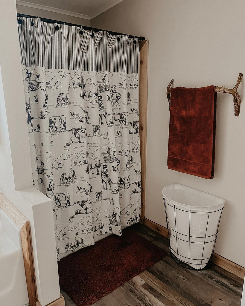 Paseo Ranch Western Shower Curtain - Your Western Decor