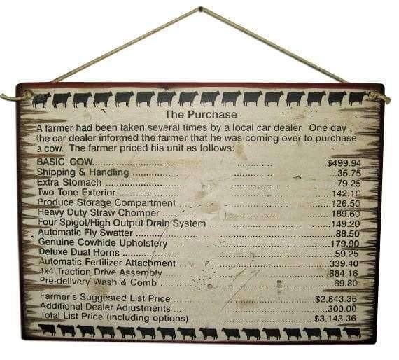 Ranchers Purchase Sign - The "Purchase" made in the USA - Your Western Decor