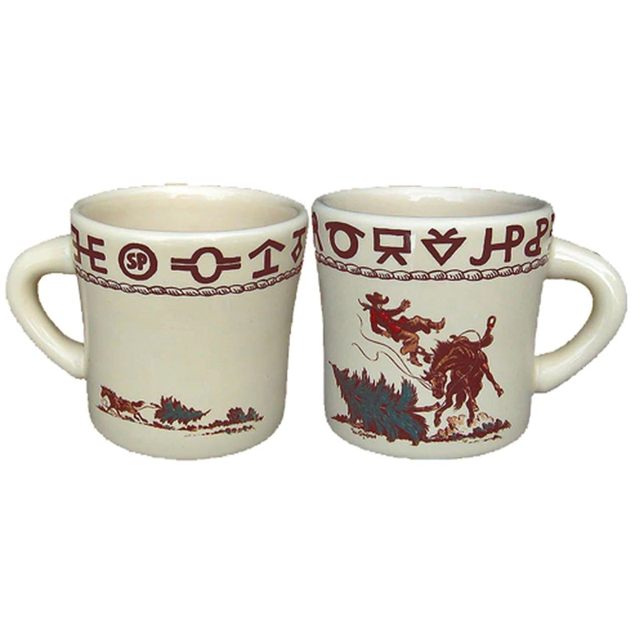 Branded Cowboy Christmas Western Coffee Mug