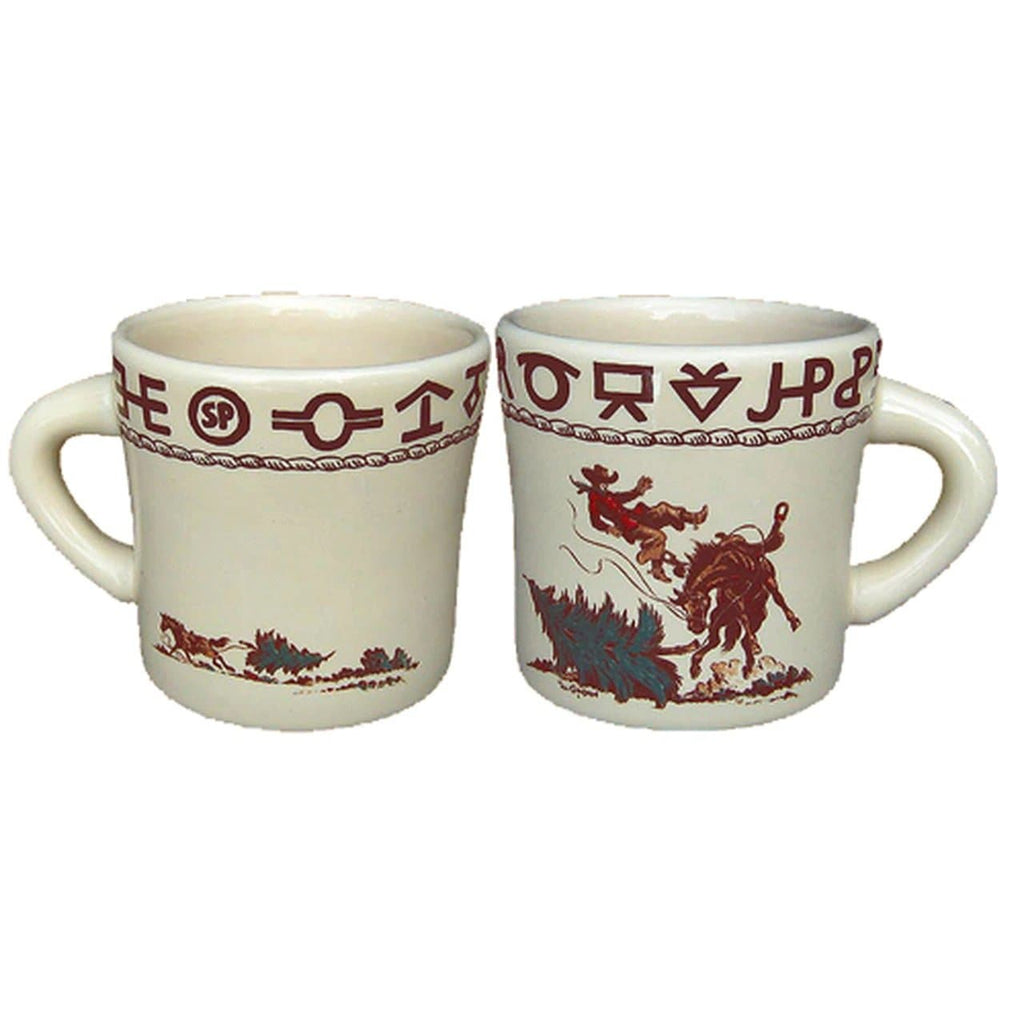 Branded Cowboy Christmas Western Coffee Mug. Made in the USA. Your Western Decor