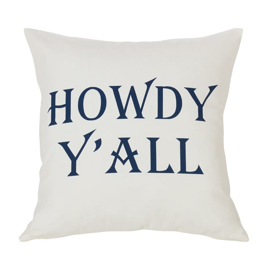 Ranger Howdy Y'all Throw Pillow - Your Western Décor, LLC