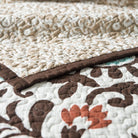 Rebecca Paisley Reversible Quilt close view from HiEnd Accents