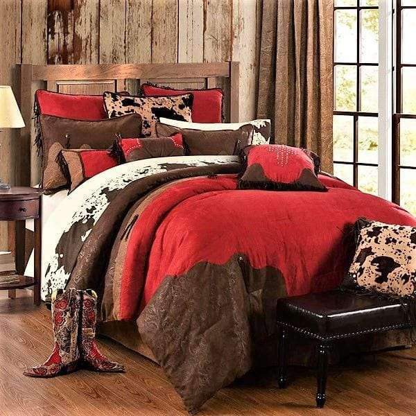 Red western bedding collection. Your Western Decor