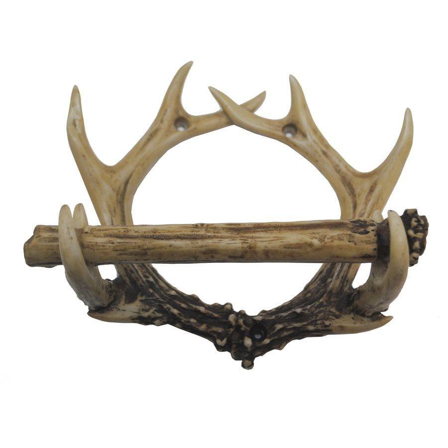 Rustic Faux Deer Antler Toilet Paper Holder - Your Western Decor