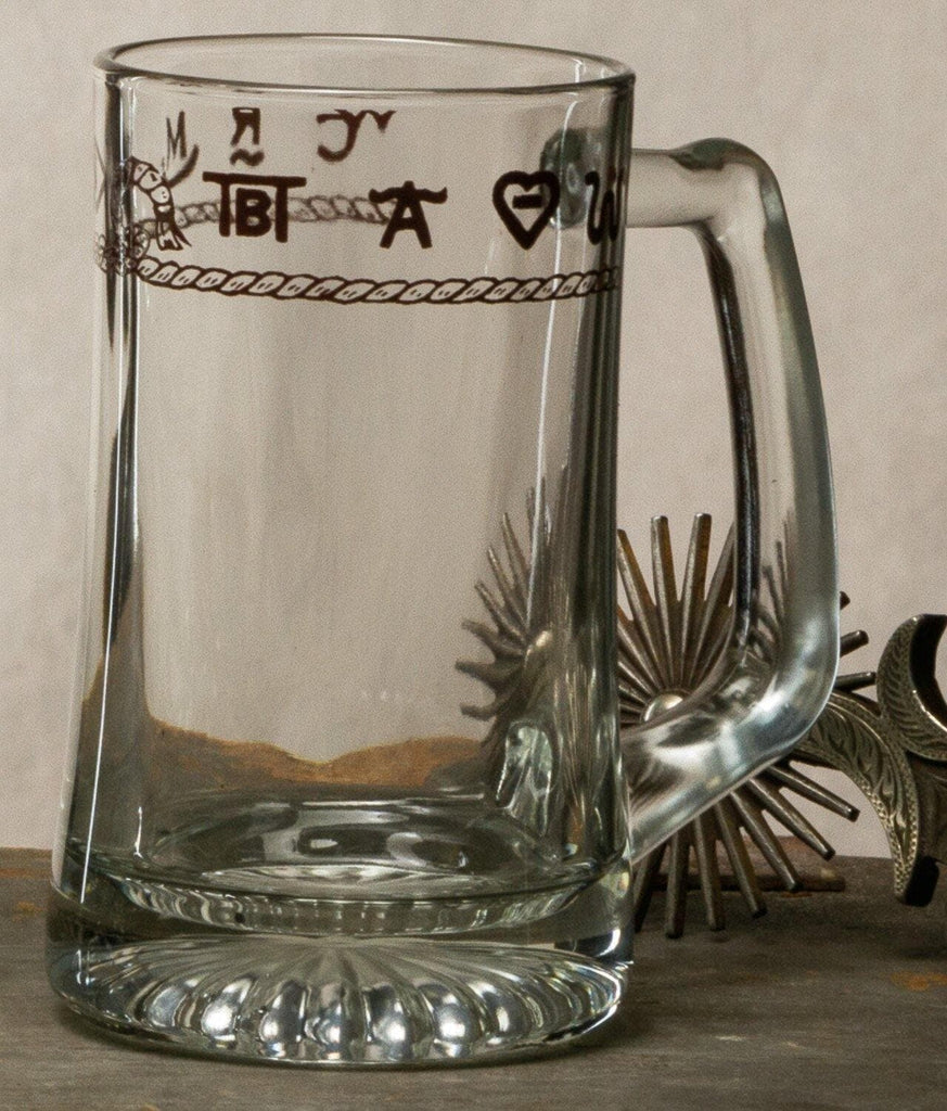 Rope and brands western beer mug set - Made in the USA - Your Western Decor