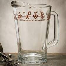 Rope & Brands Western Glass Pitcher