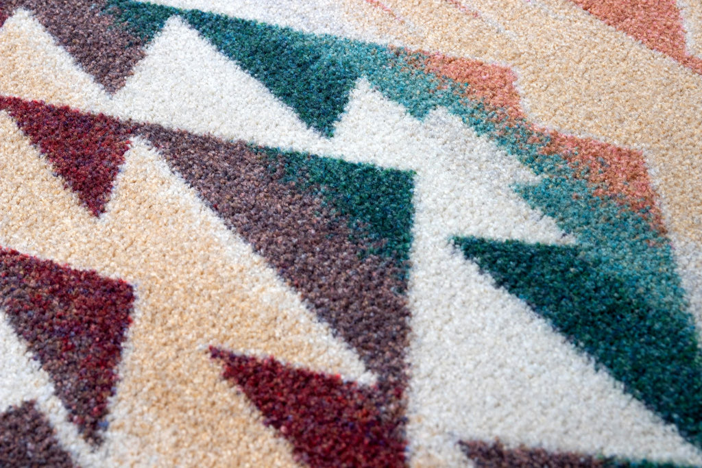Rustic Cross Southwestern Carpet Detail - Your Western Decor