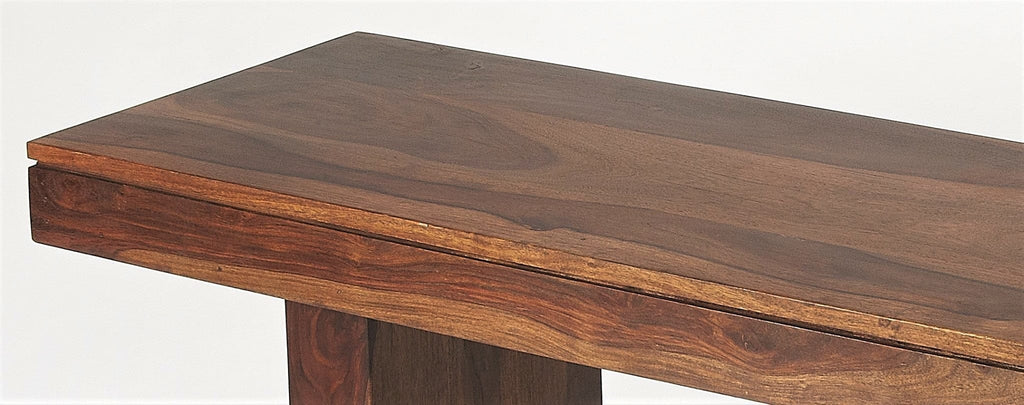 Indian Rosewood Bench Detail - Your Western Decor