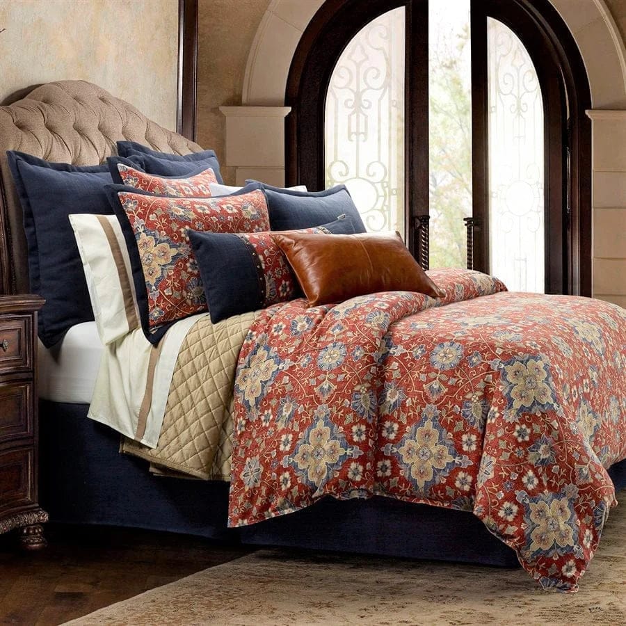 Rustic Red Medallion Comforter Collection - Your Western Decor