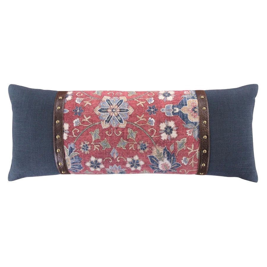 Rustic Red Medallion Lumbar Pillow - Your Western Decor