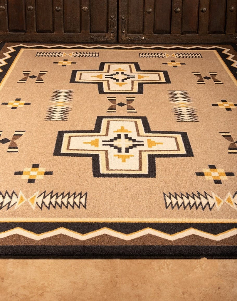 Saint Cross Taupe Rugs & Runners - Your Western Decor, LLC