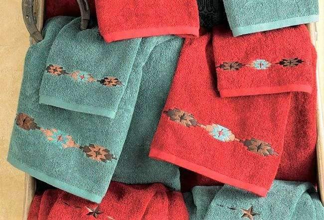 Sante Fe Crosses Chocolate Bath Towel - CLEARANCE