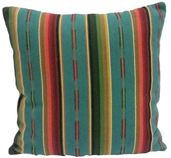 Colorful southwestern serape throw pillows. Made in the USA. Your Western Decor