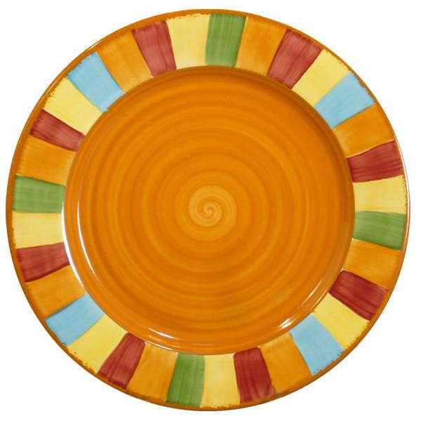 Southwestern dinner plates. Hand painted serape, made in the USA. Your Western Decor