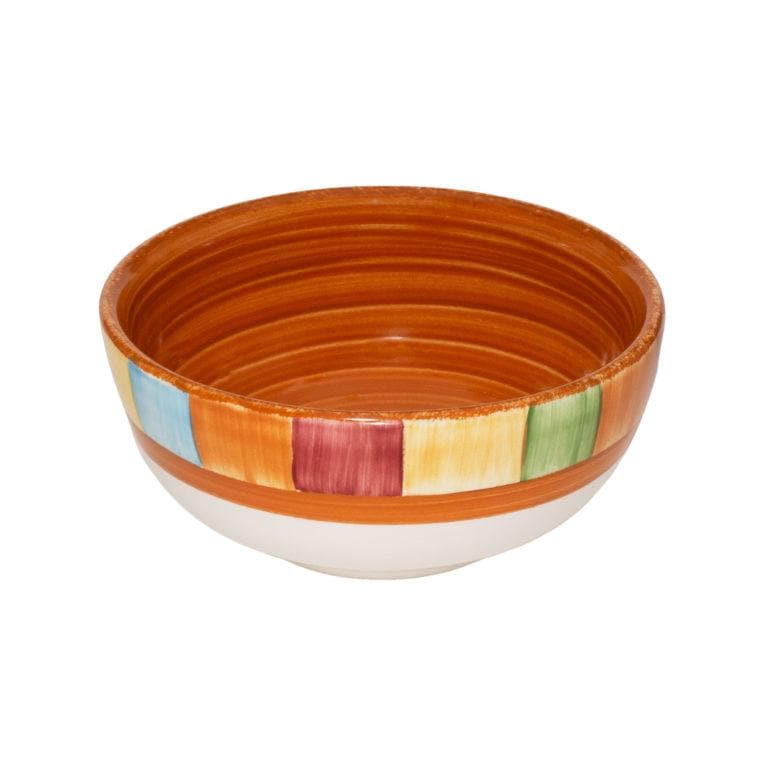 hand painted southwestern serape large serving bowl set. Made in the USA. Your Western Decor