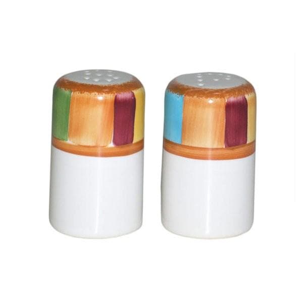 southwestern serape hand painted salt and pepper shaker set. Made in the USA. Your Western Decor