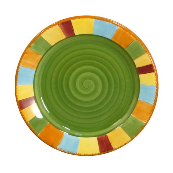 Hand painted, hand made in the USA. Southwestern serape painted salad plates. Your Western Decor