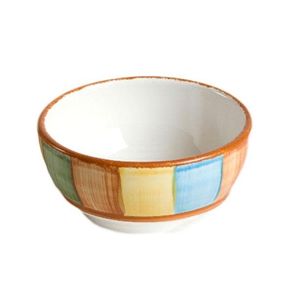 Southwestern serape hand painted serving bowls. 4 pc set. Made in the USA. Your Western Decor