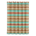 Serape stripe southwestern shower curtain with rings - Your Western Decor