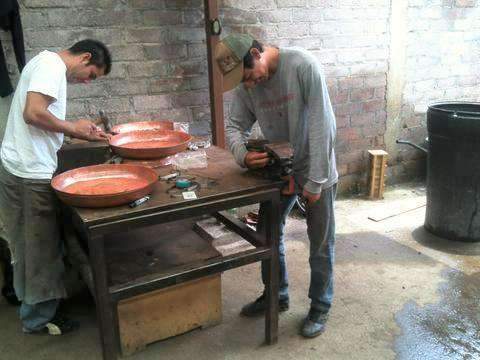 copper shop artisans work - Your Western Decor