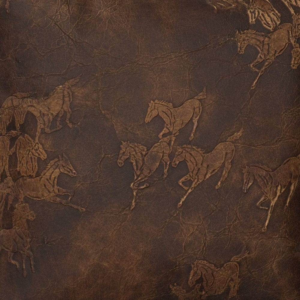 Settler embossed leather swatch - Your Western Decor