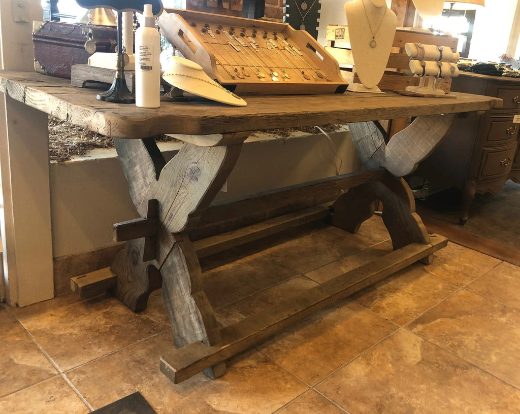 Settlers Reclaimed Wood Dining Table - Your Western Decor