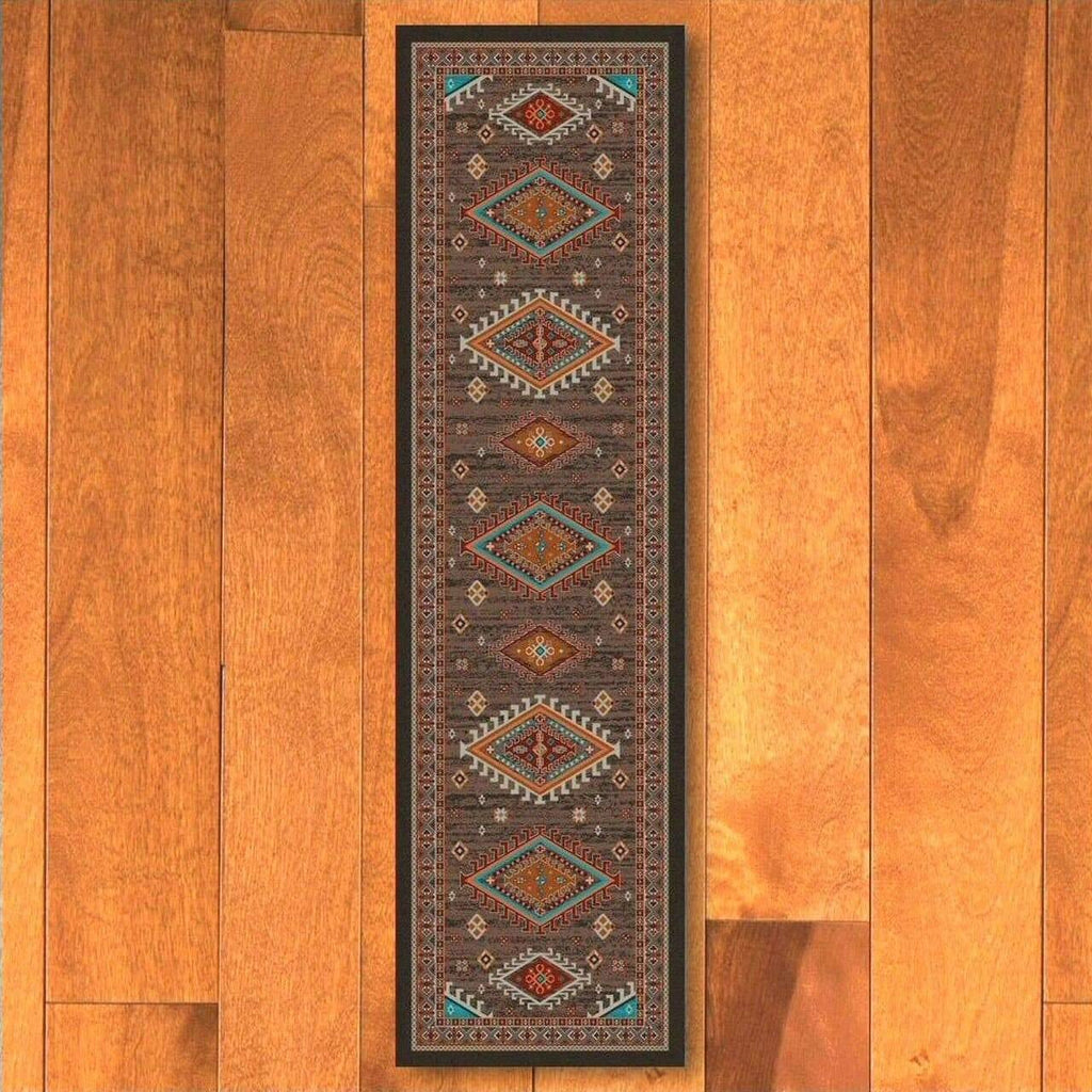 Southwestern aztec design runner rug - Your Western Decor