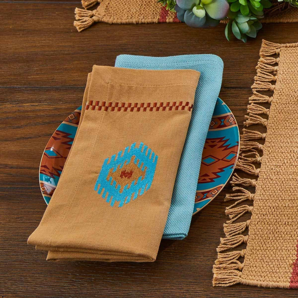Southwest woven cotton napkin set. Your Western Decor